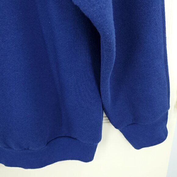 VTG 90s Embroidered Looney Tunes Crew Neck Sweatshirt NS Navy Blue - Picture 12 of 15